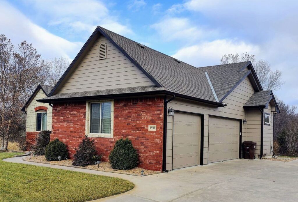 A well-maintained Wichita home with a fresh coat of paint, perfect for springtime touch-ups and curb appeal.