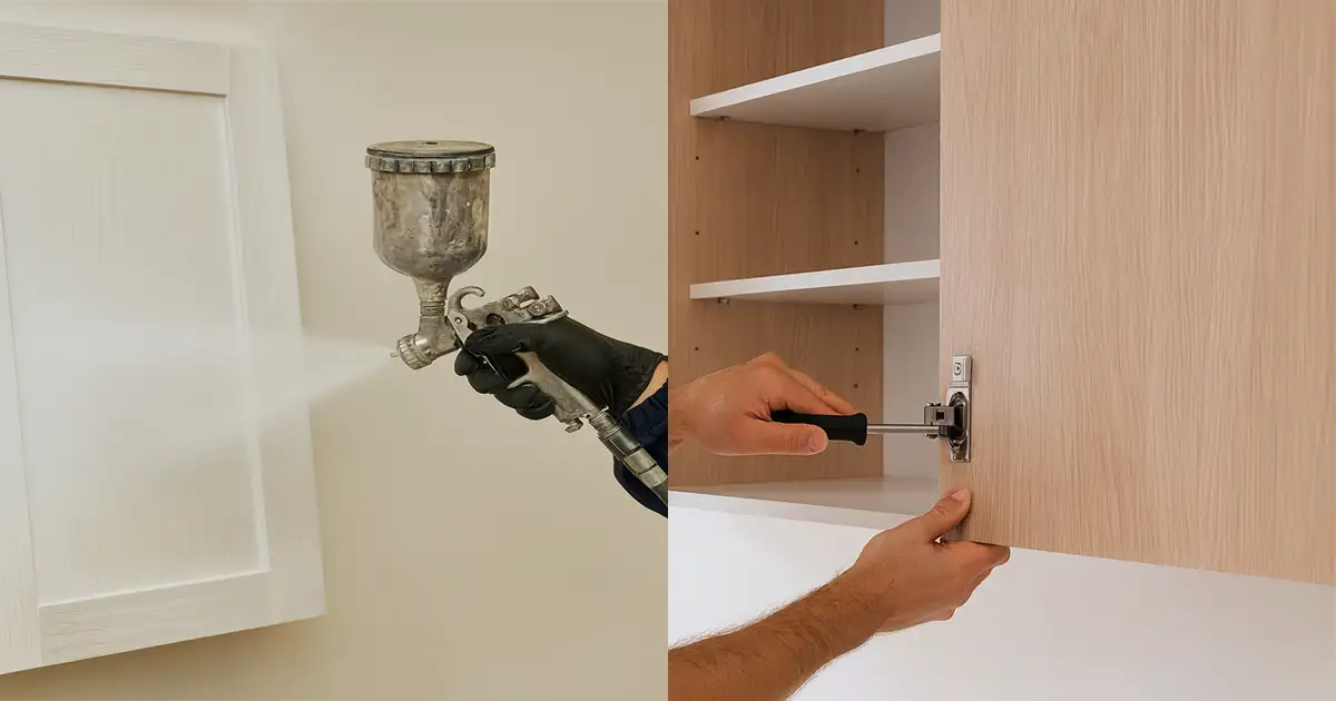 Cost of Painting Cabinets vs Replacing
