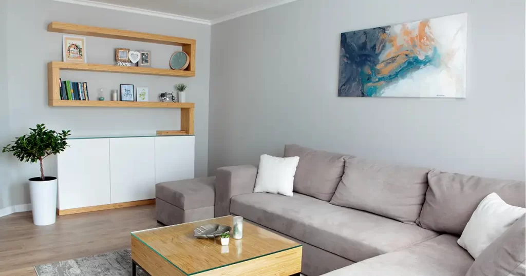 Light gray paint color for bright room