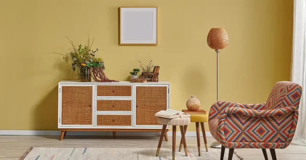 warm yellow paint color